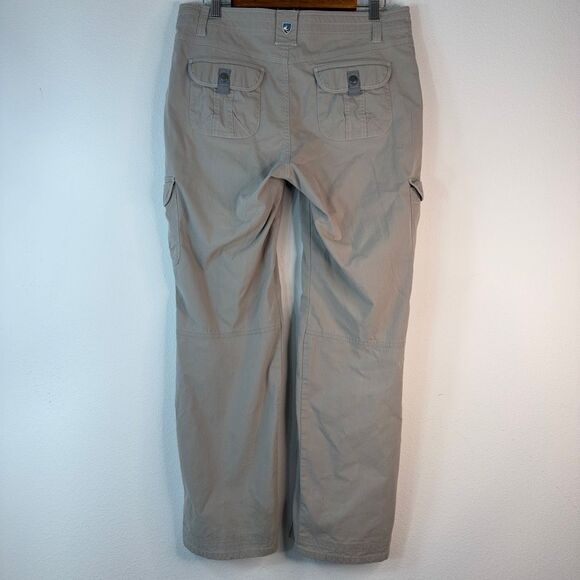 Kühl Splash Roll Up Cargo Pants Womens 12 Khaki Tan Utility Gropcore Outdoor - Picture 2 of 12